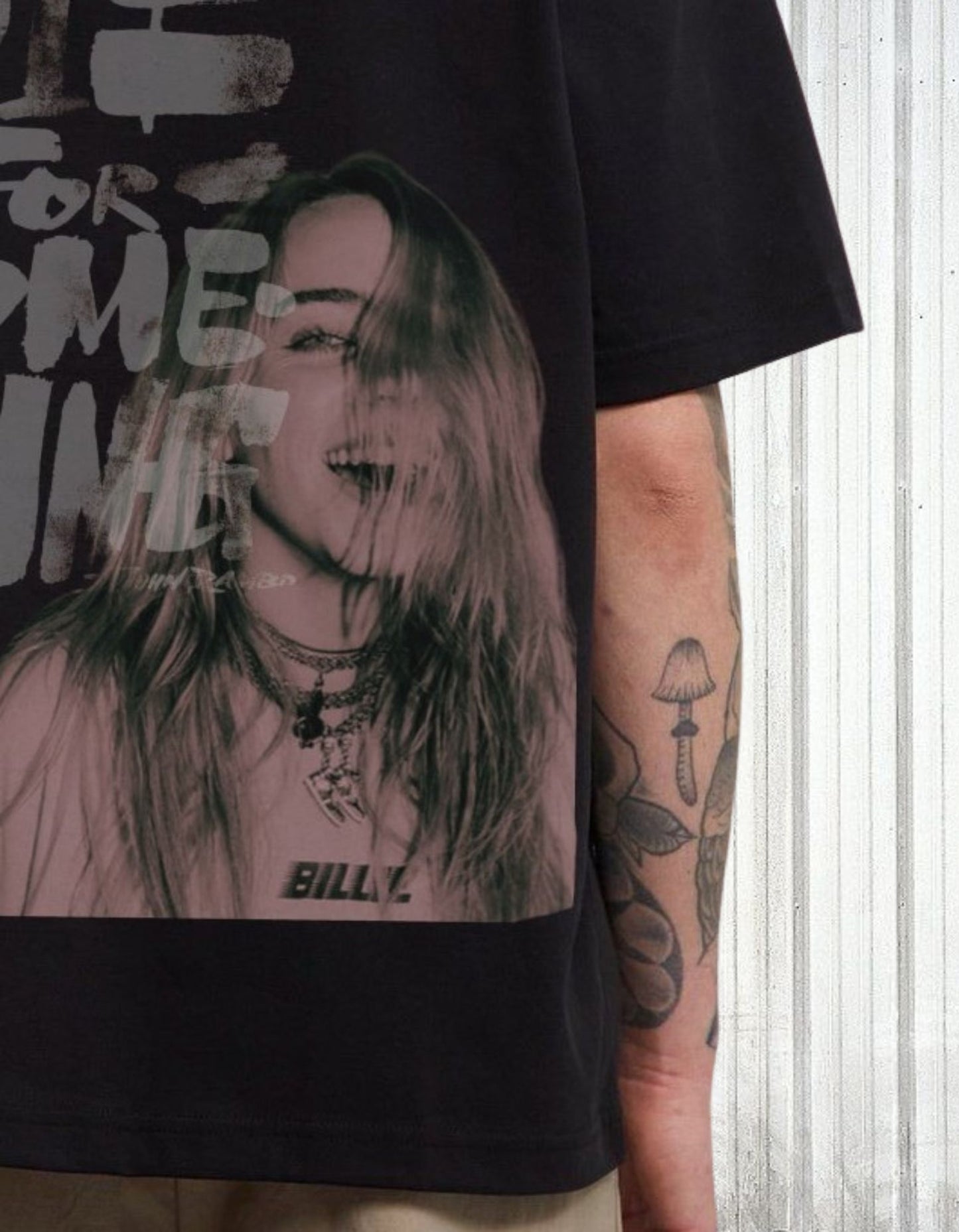 Die for Something Oversized Statement Tee