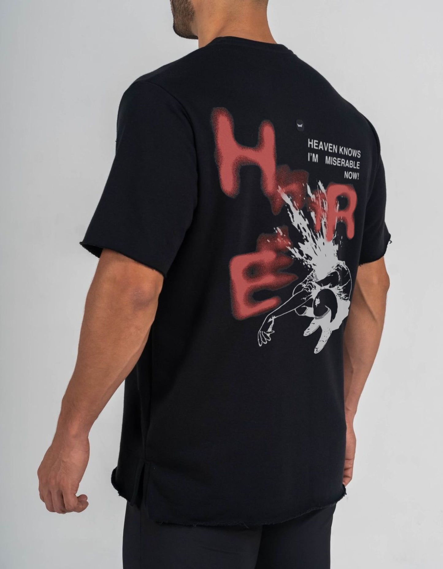 "Miserable Now Graphic Tee - Black"