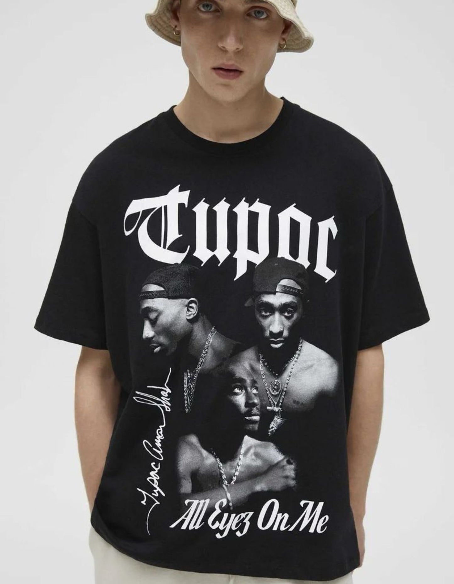 "All Eyez On Me" Tupac Tribute Oversized Tee