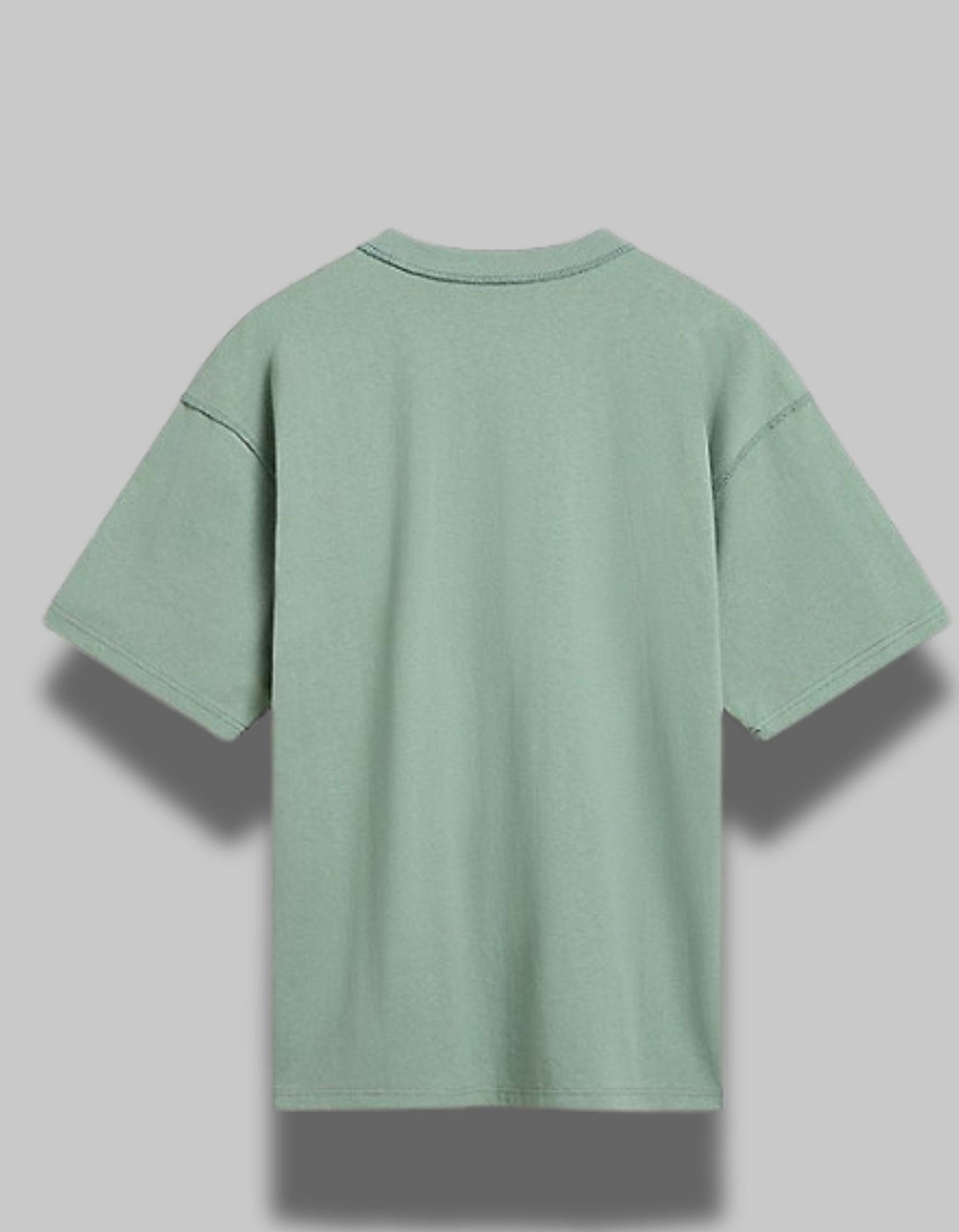 "Balenciaga Drip Logo Tee - Pastel Green"