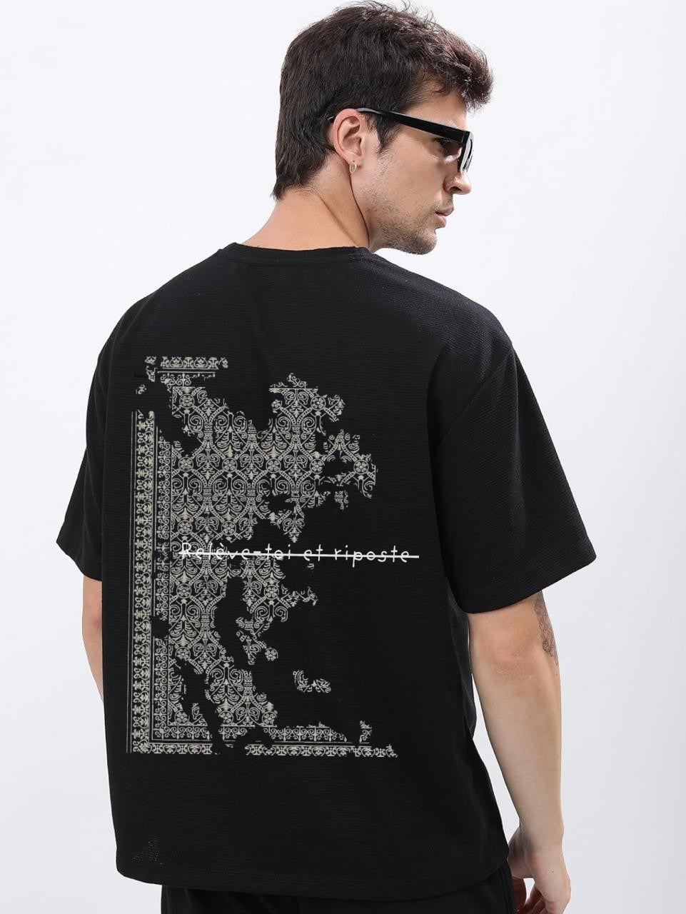 "Ornate Chaos Graphic Tee - Black"