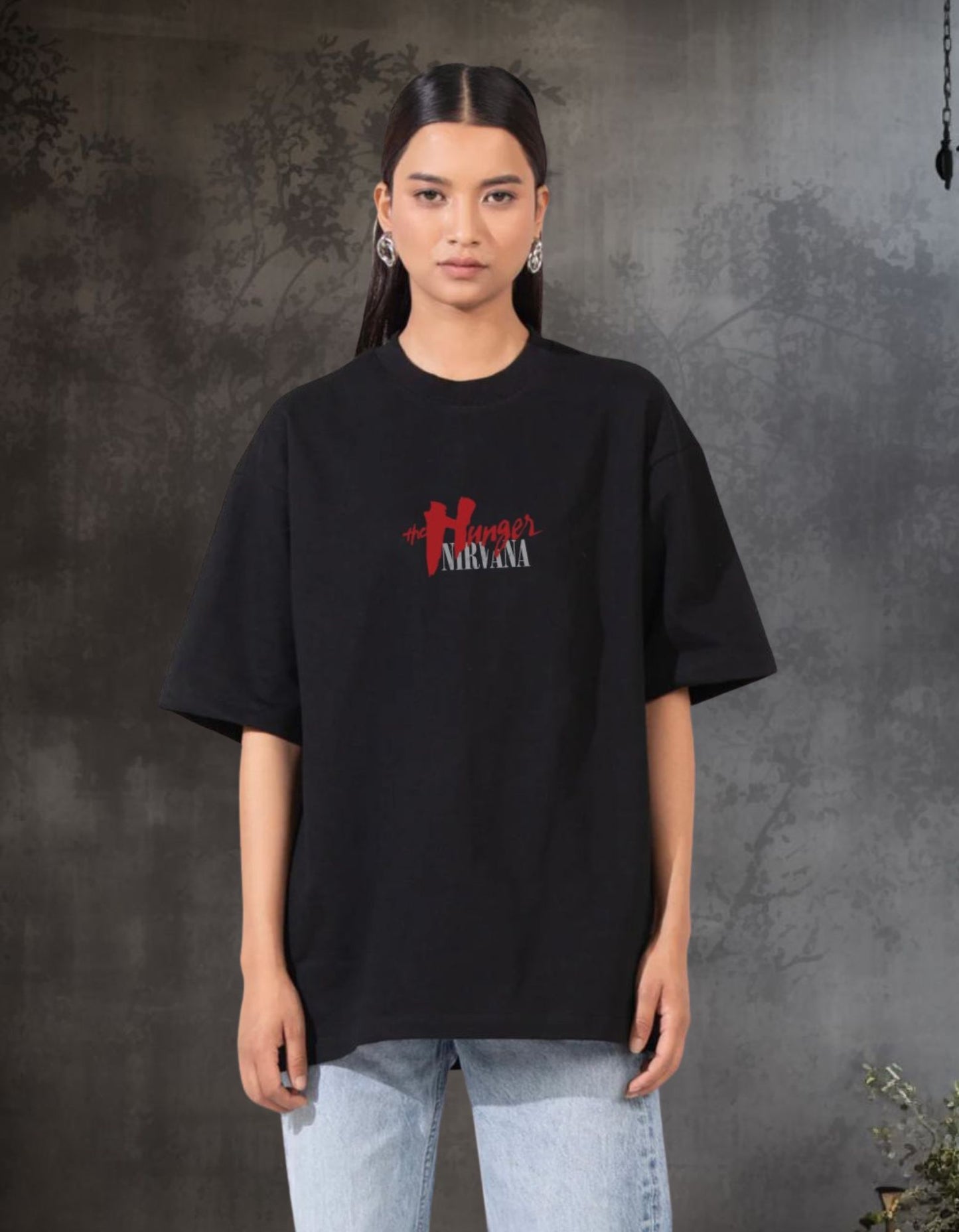 Grunge Revival: Nirvana Dual-Sided Oversized Tee