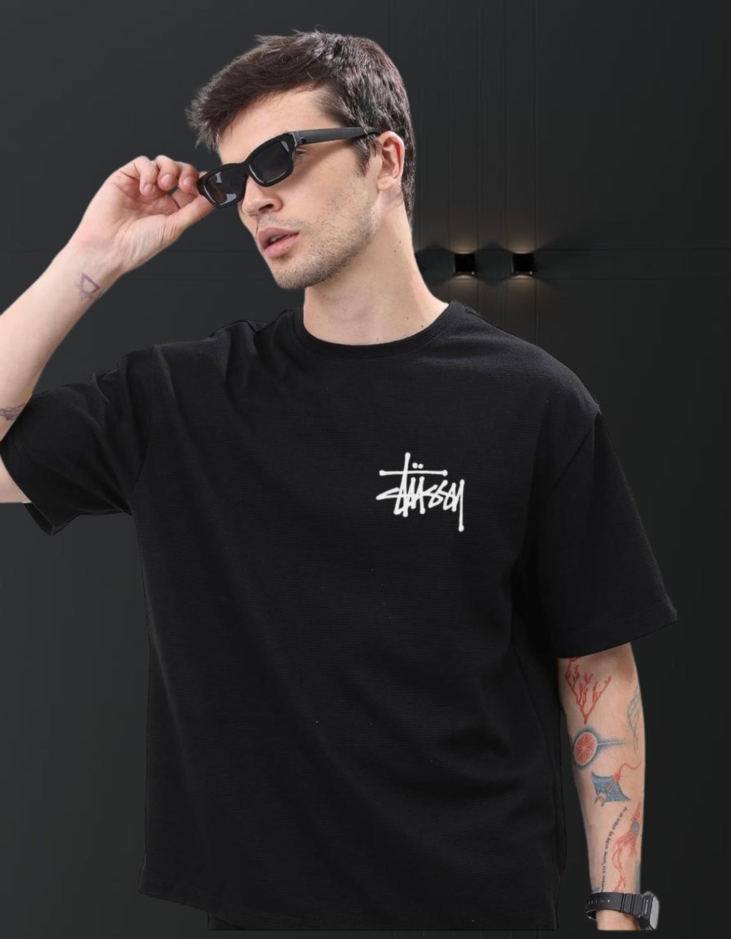 "Ornate Chaos Graphic Tee - Black"