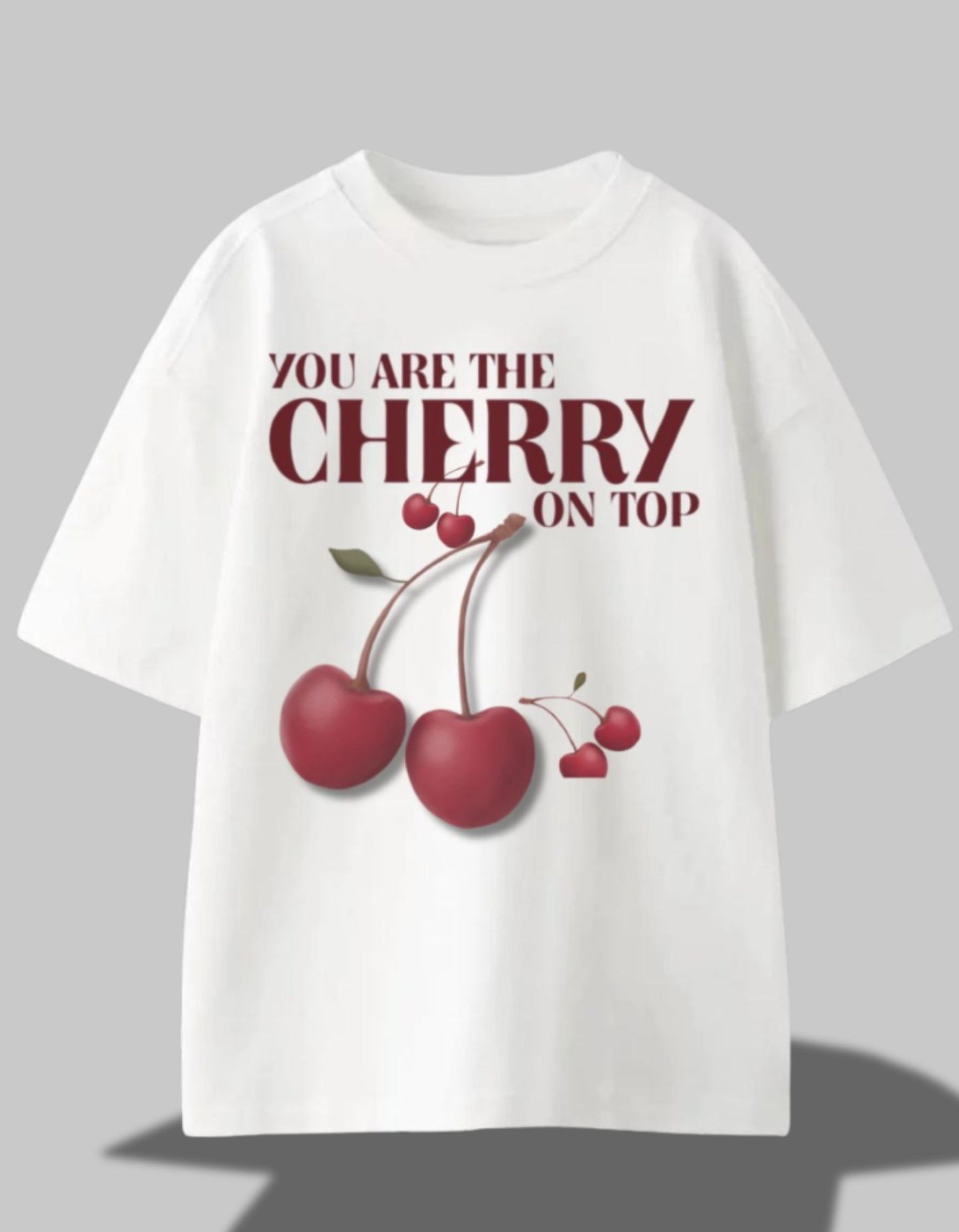 "Cherry on Top" Oversized Tee