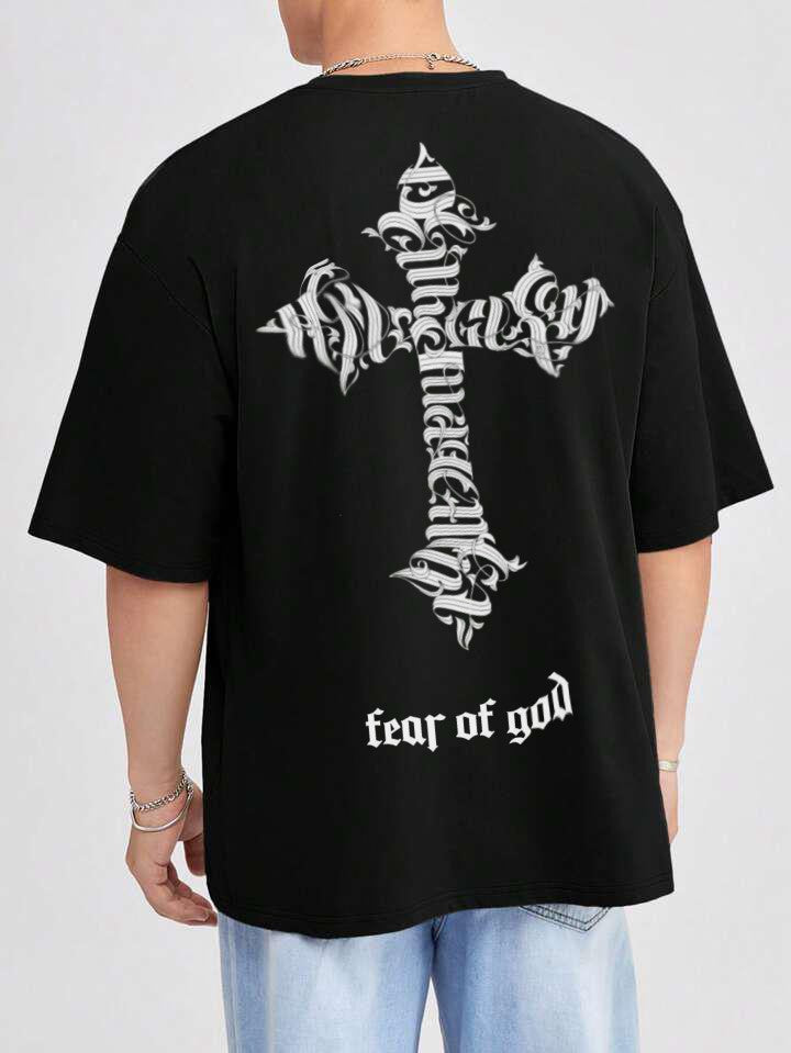 Fear of God Gothic Cross Oversized Tee