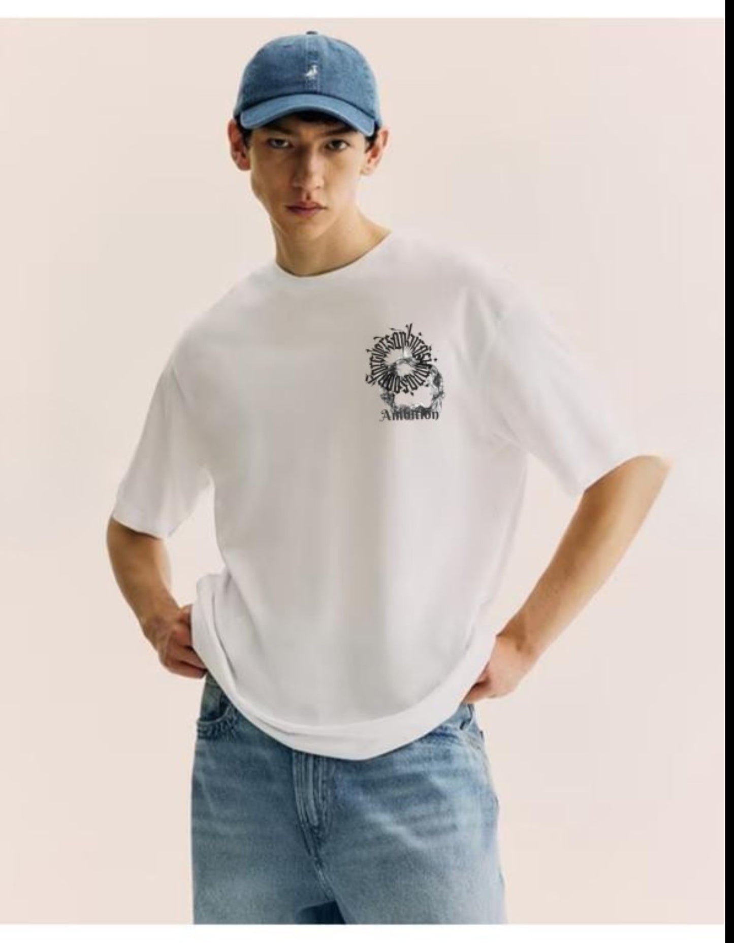 Ambition Smoke Circle Oversized Tee
