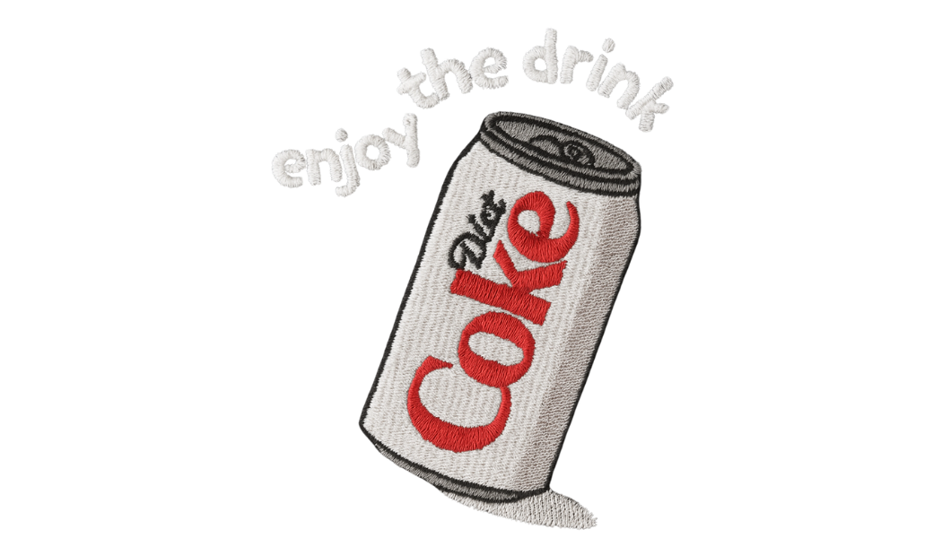“Enjoy the Drink” Embroidered Coke Cap