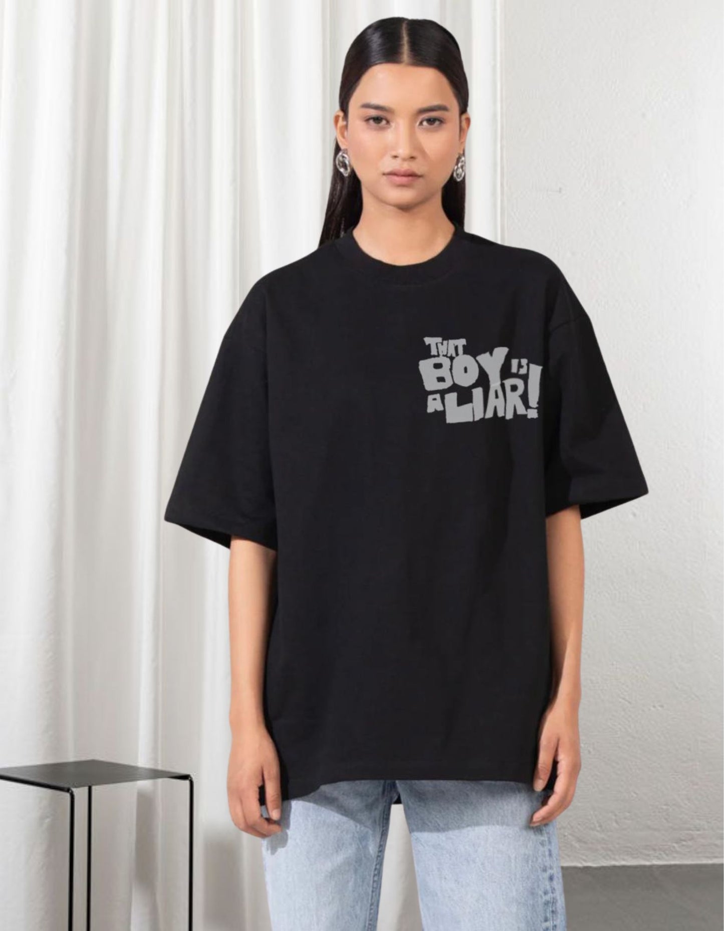 That Boy Is a Liar Oversized Tee