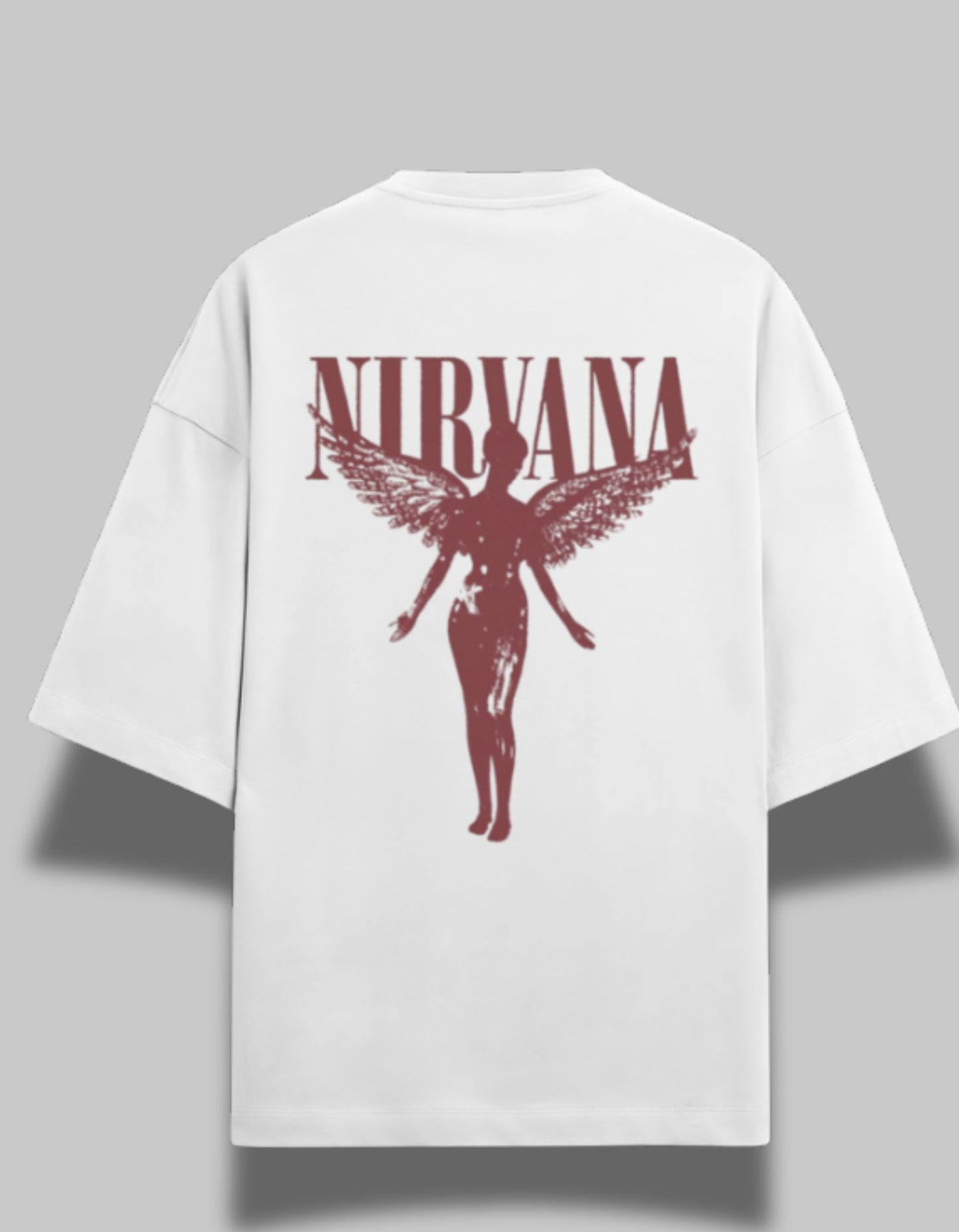 Nirvana Tribute Oversized Printed Tee