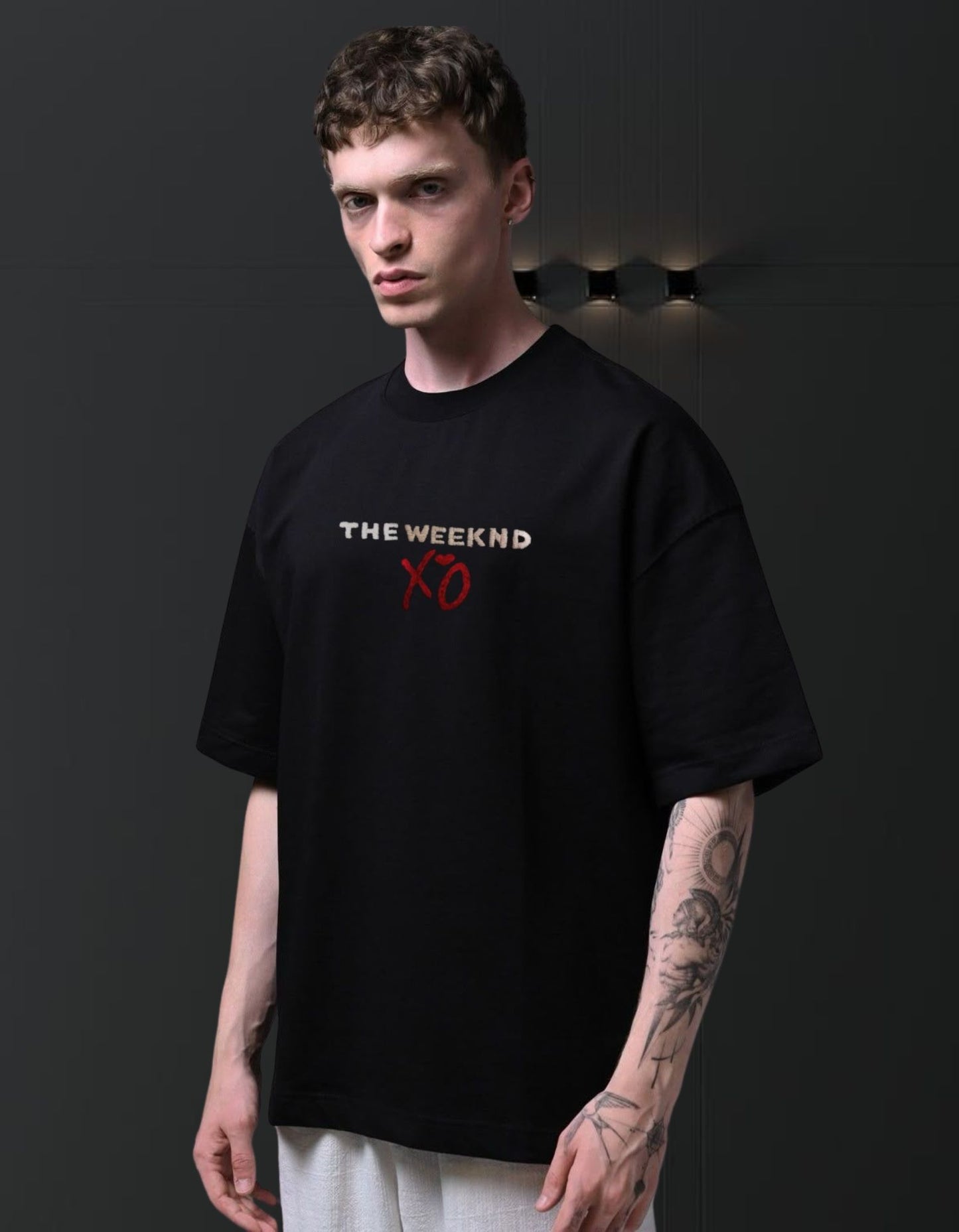 "The Weeknd XO Dual-Side Graphic Tee – Black"