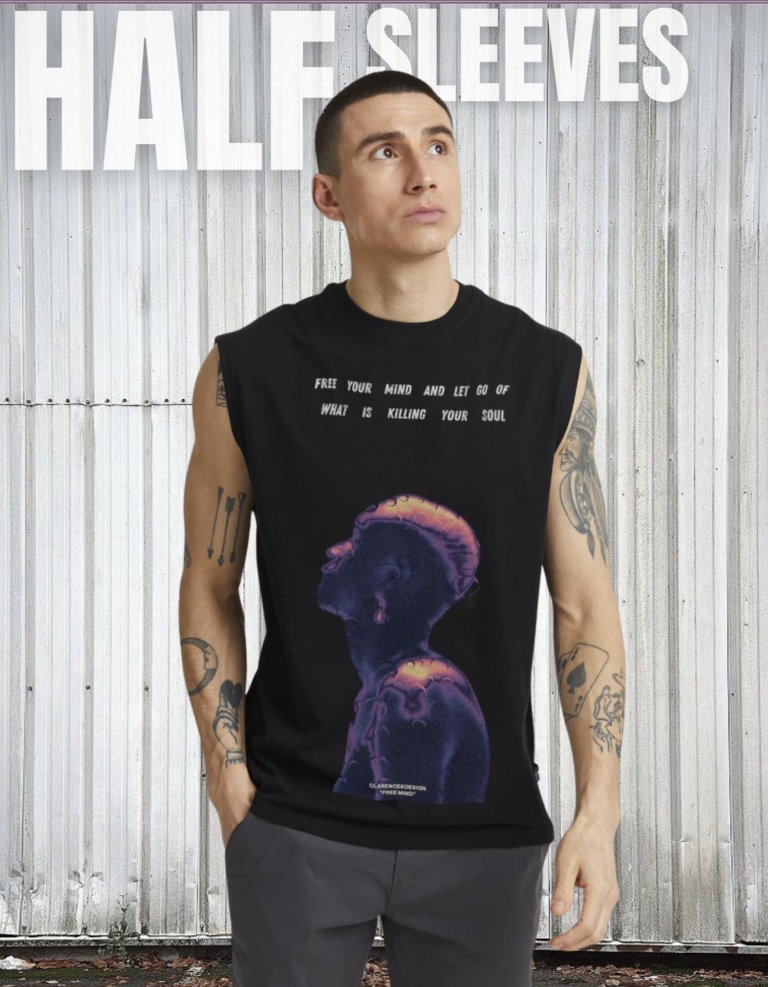 Buy 2 at ₹999 "Tank T-shirts men"