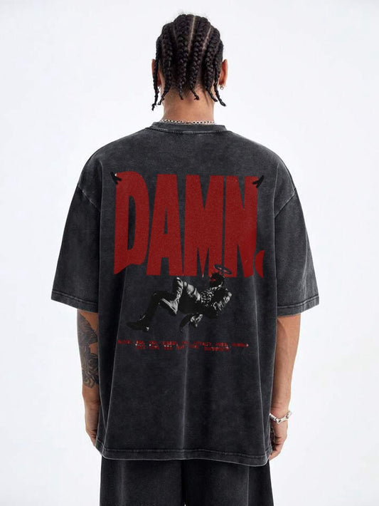 "Fall Back DAMN Oversized Tee"