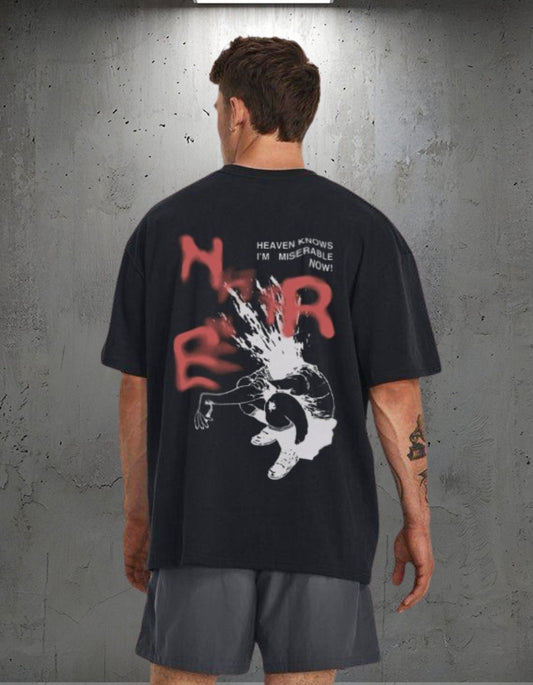 "Miserable Now Graphic Tee - Black"