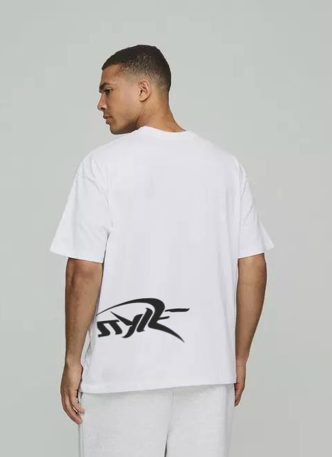 Hirrus Oversized Graphic Tee – White