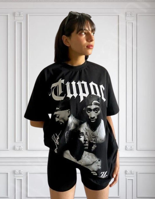 "All Eyez On Me" Tupac Tribute Oversized Tee