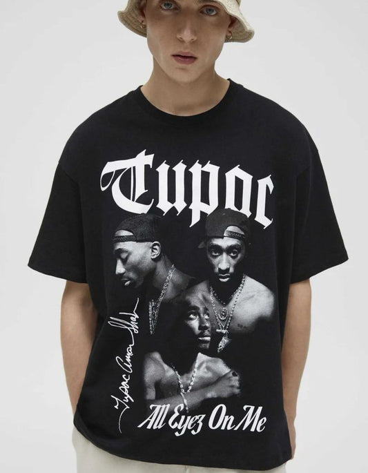 "All Eyez On Me" Tupac Tribute Oversized Tee