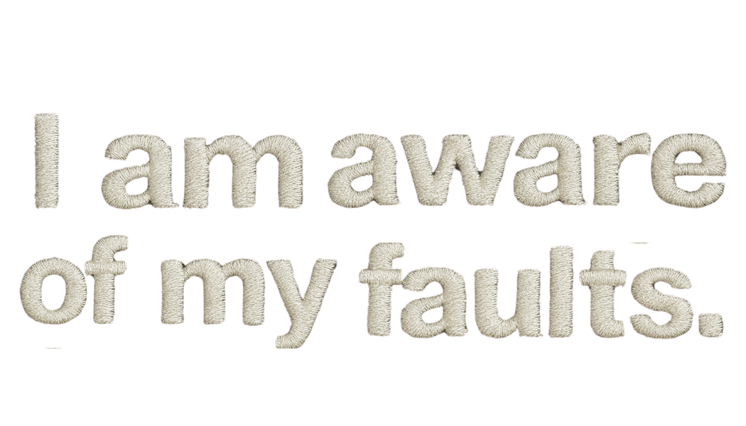 "Flawed & Fearless" Self-Aware Cap