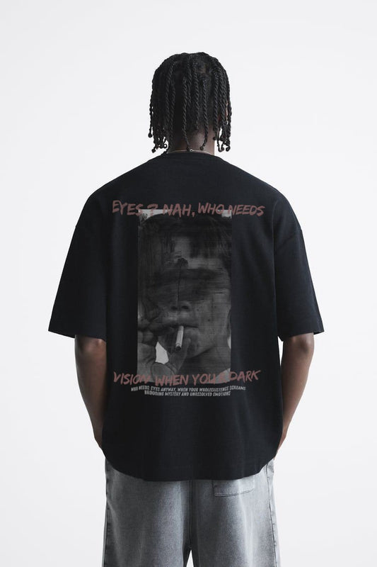 "Vision in the Dark" Oversized Tee