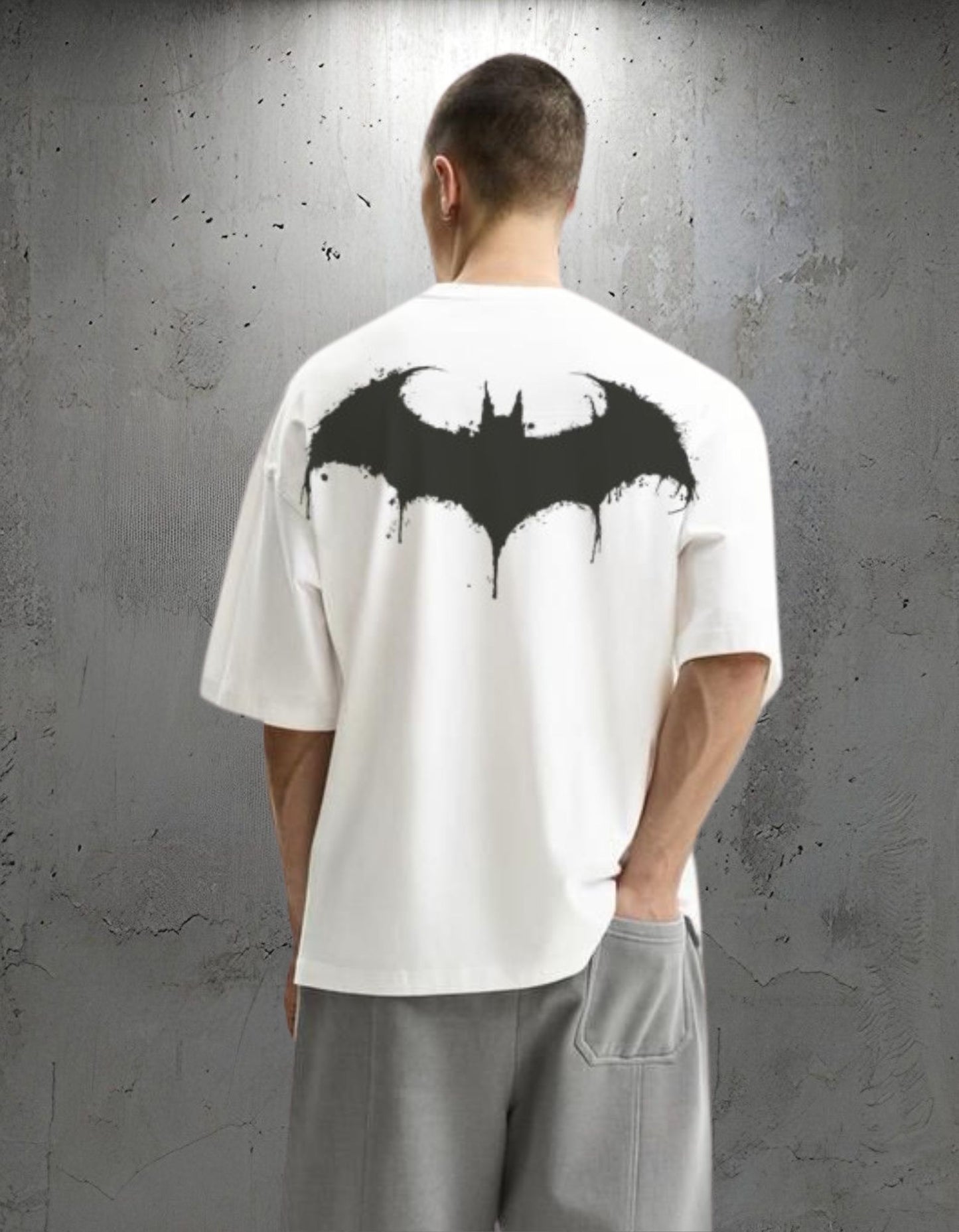 Dark Justice Oversized Printed Tee