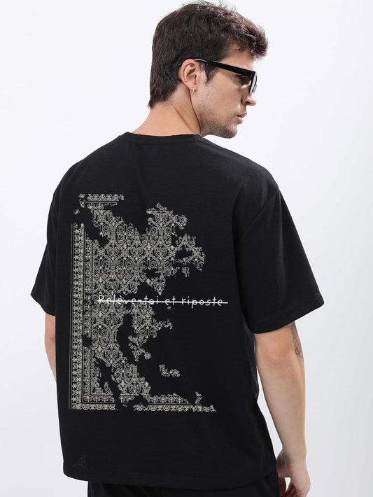 "Ornate Chaos Graphic Tee - Black"