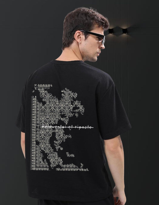 "Ornate Chaos Graphic Tee - Black"