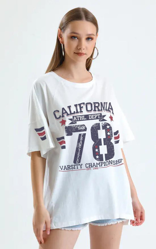 Cali Varsity Oversized Tee