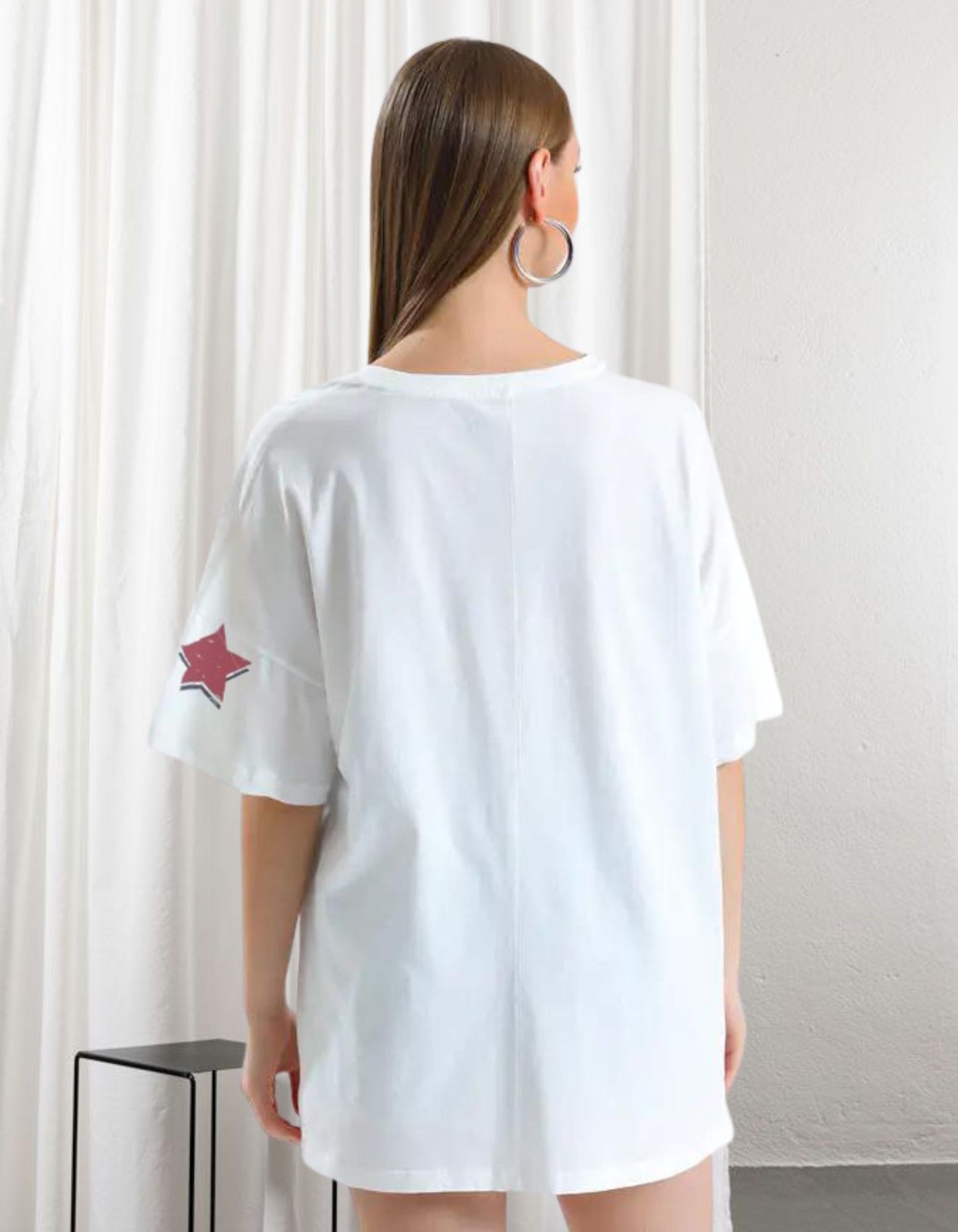 Cali Varsity Oversized Tee