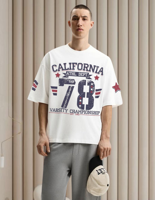 Cali Varsity Oversized Tee