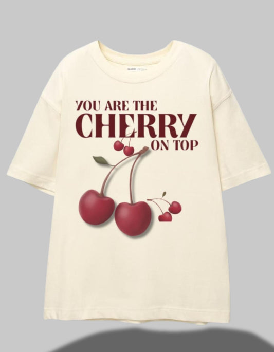 "Cherry on Top" Oversized Tee