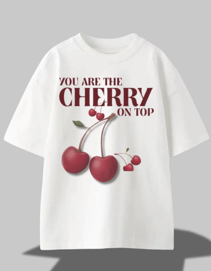 "Cherry on Top" Oversized Tee