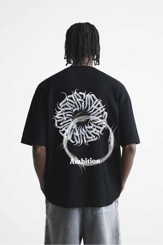 Ambition Smoke Spiral Oversized  Tee