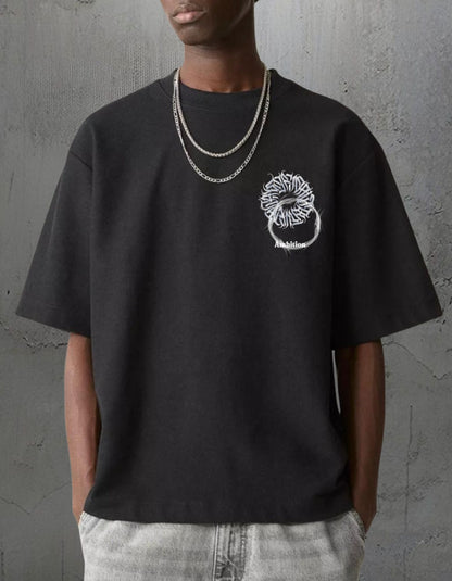 Ambition Smoke Spiral Oversized  Tee