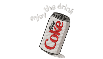 “Enjoy the Drink” Embroidered Coke Cap