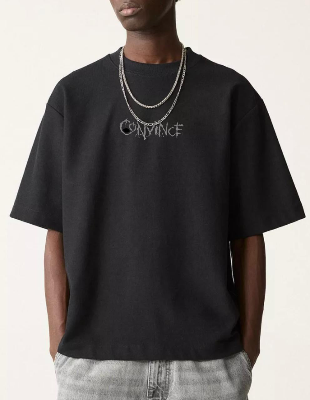 "CONVINCE: 10 Years of Crust Oversized Tee"