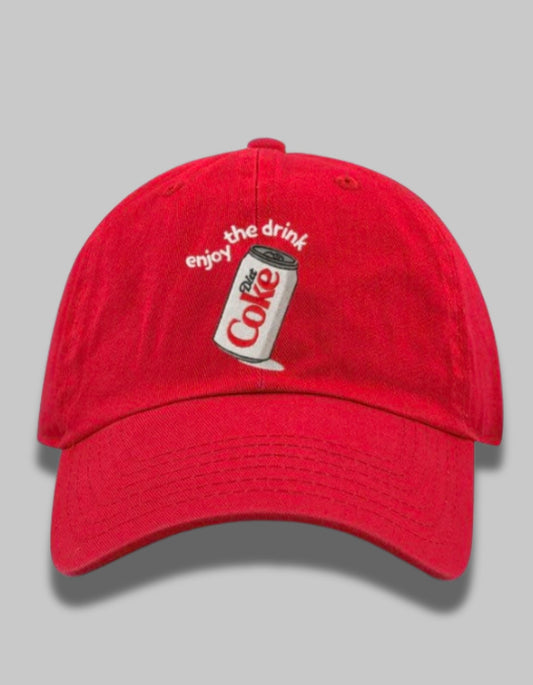 “Enjoy the Drink” Embroidered Coke Cap