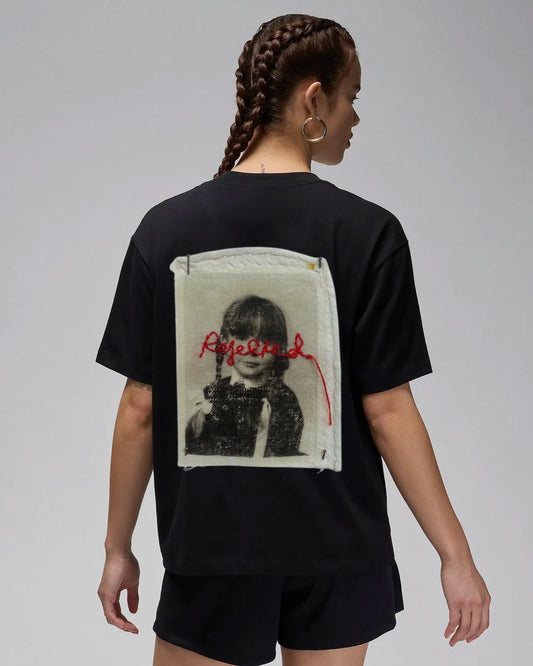 "Rejected Patchwork Graphic Tee - Black"