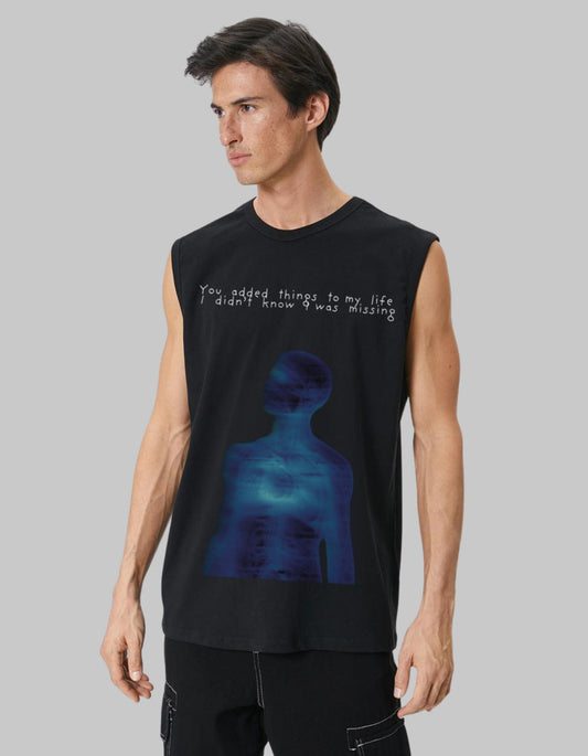 "Missing Pieces Sleeveless Tank"