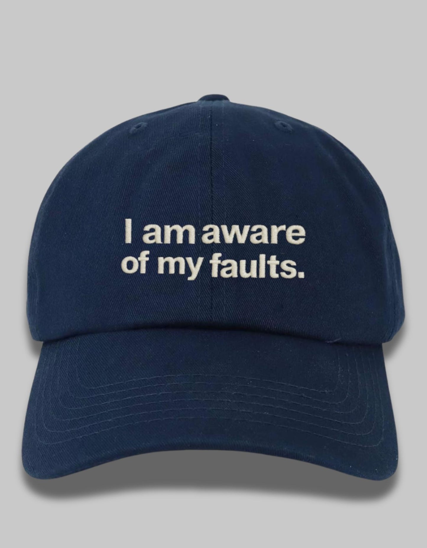 "Flawed & Fearless" Self-Aware Cap