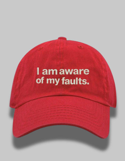 "Flawed & Fearless" Self-Aware Cap