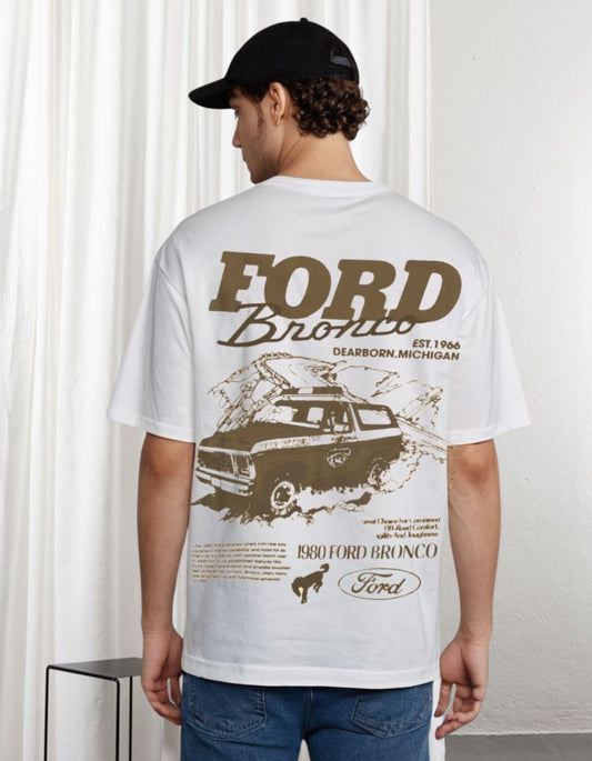Retro Rider: Ford Bronco 1980 Oversized Tee