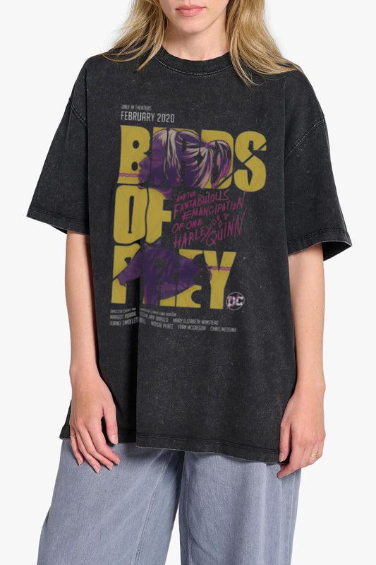 "Birds of Prey Harley Quinn Oversized Tee"
