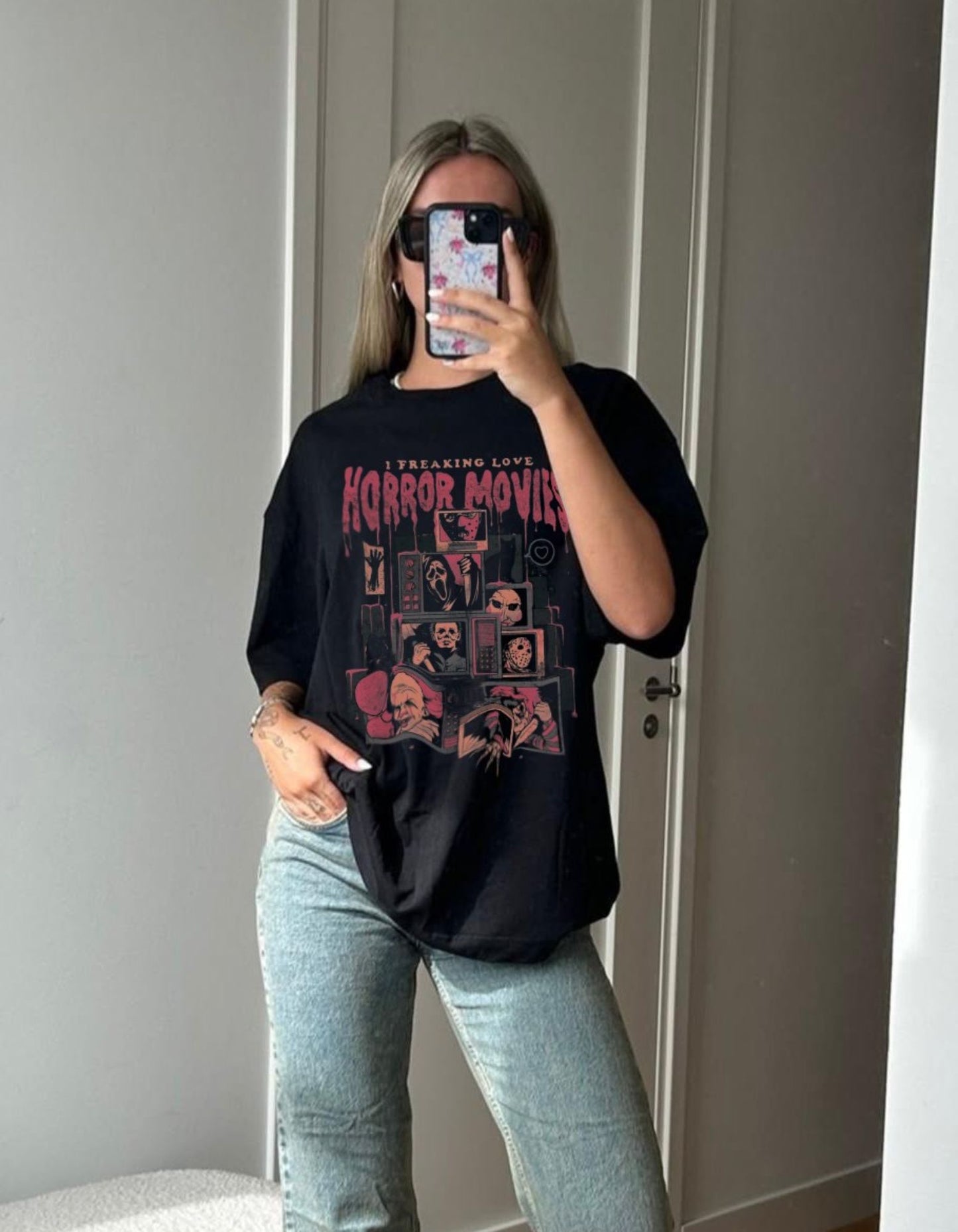 Horror Junkie Tee (Oversized women Tee)
