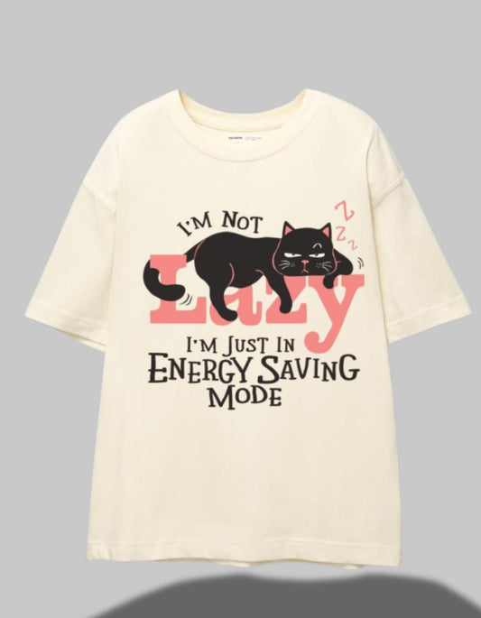 Energy Saver Cat Tee