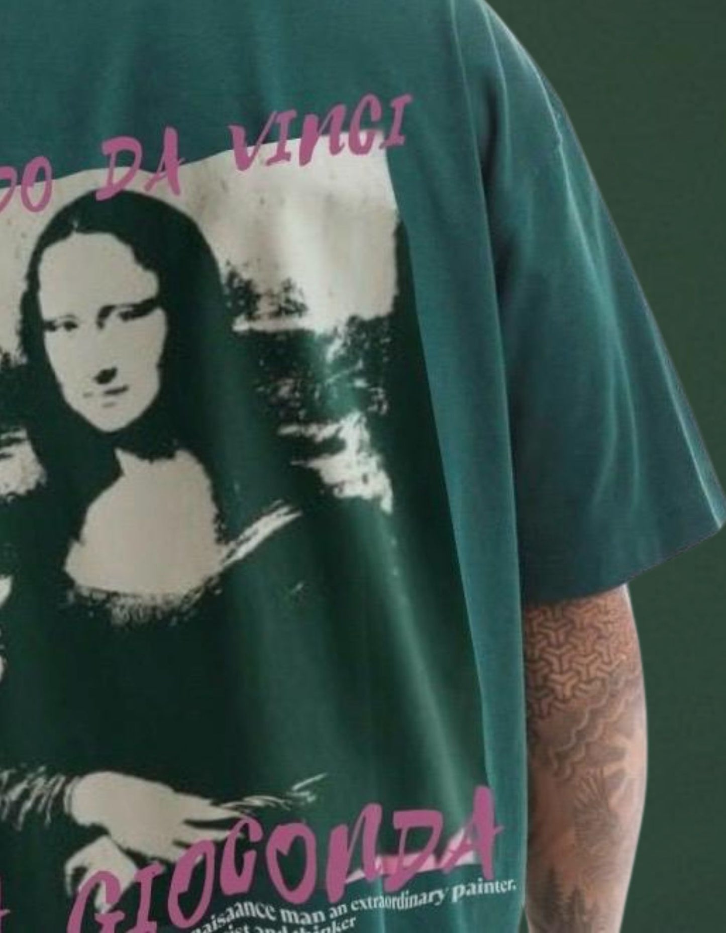 La Gioconda Renaissance Oversized Tee