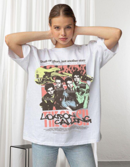 London Calling: Punk Rock Tribute Oversized Tee