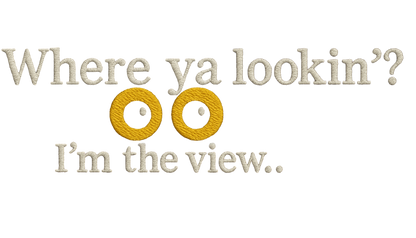 “I’m the View” Embroidered Cap