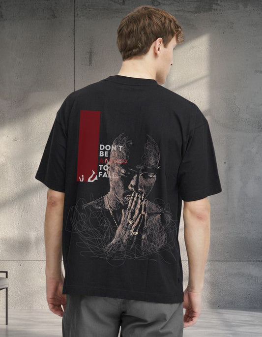 Mission Failed Oversized Printed Tee