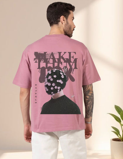 "Make Them Look Graphic Tee - Rosewood"