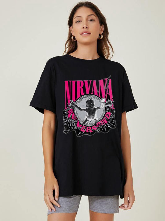 Pink Nirvana Legacy Oversized Tee