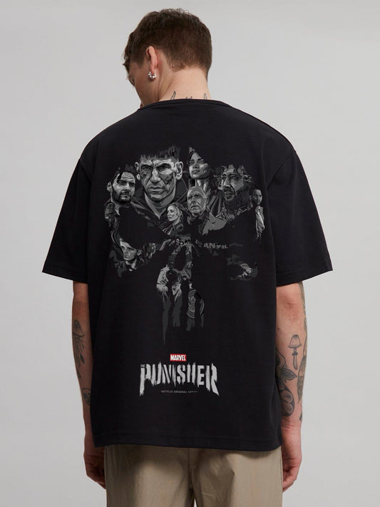 Vigilante Vibes: The Punisher Oversized Tee